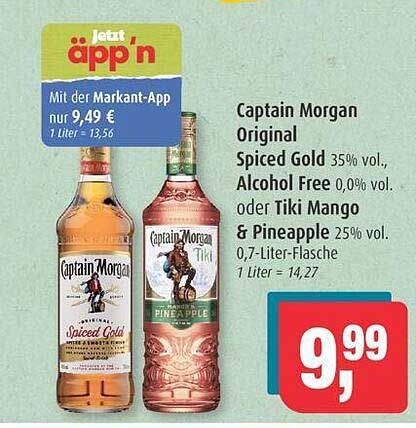 Captain Morgan Original Spiced Gold 35% vol.