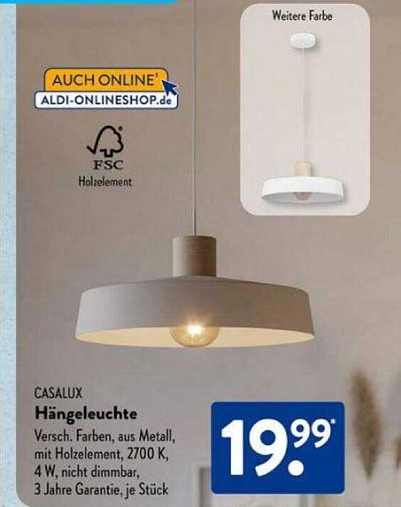 CASALUX Hängeluchte