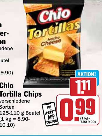 Chio Tortillas Nacho Cheese