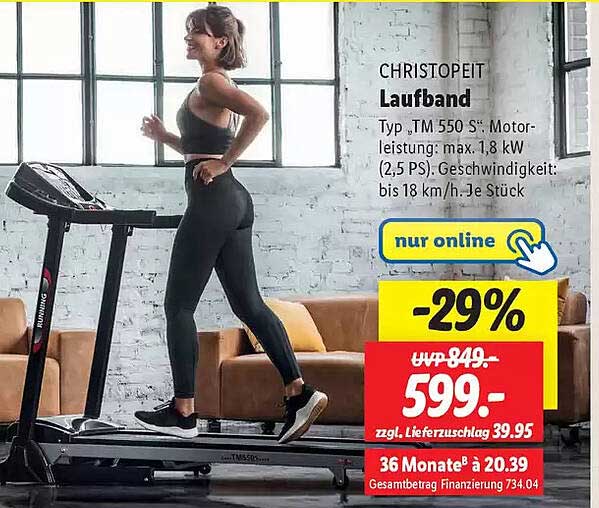 CHRISTOPEIT Laufband