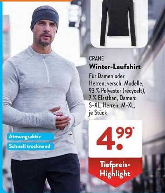 CRANE Winter-Laufshirt