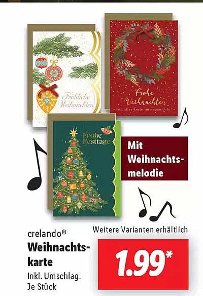 crelando® Weihnachtskarte