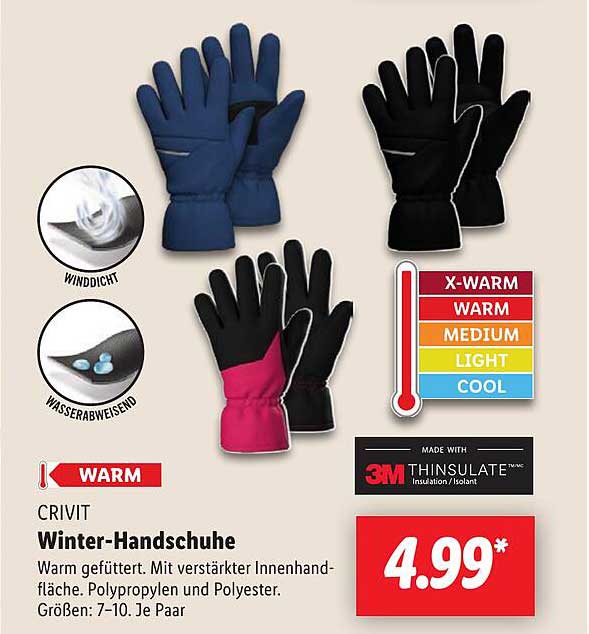 CRIVIT Winter-Handschuhe