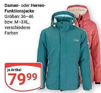 Damen- oder Herren-Funktionsjacke