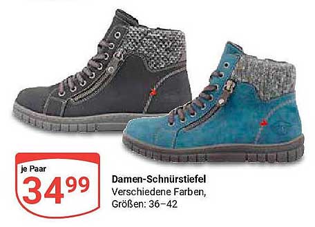 Damen-Schnürstiefel