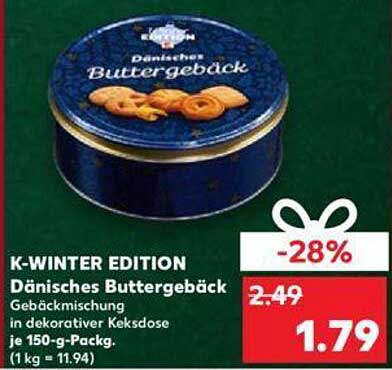 Dänisches Buttergebäck