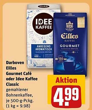 Darboven Eilles Gourmet Café oder Idee Kaffee Classic