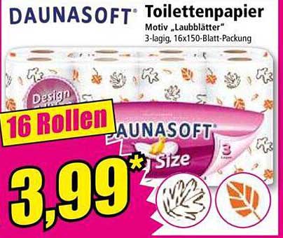 DAUNASOFT Toilettenpapier