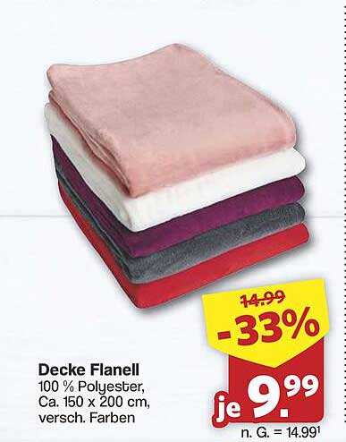 Decke Flanell