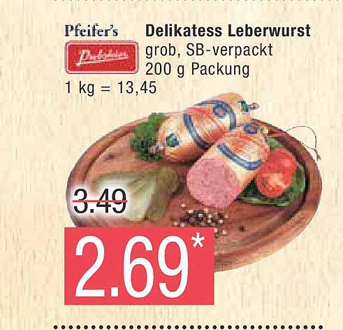 Delikatess Leberwurst