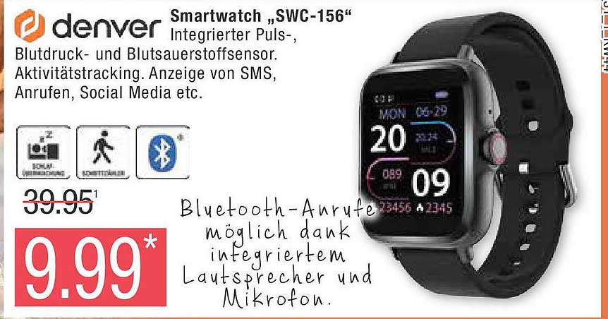 Denver Smartwatch „SWC-156“