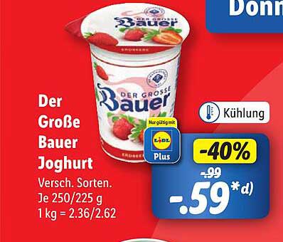 Der Große Bauer Joghurt