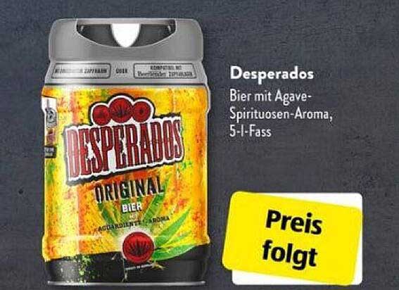 Desperados Original 5-l-Fass