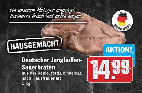 Deutscher Jungbullen-Sauerbraten