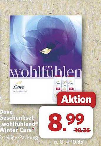 Dove Geschenkeset "wohlfühlend" Winter Care