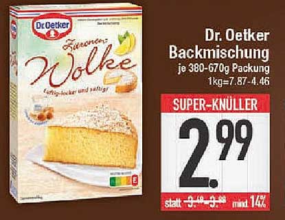 Dr. Oetker Backmischung