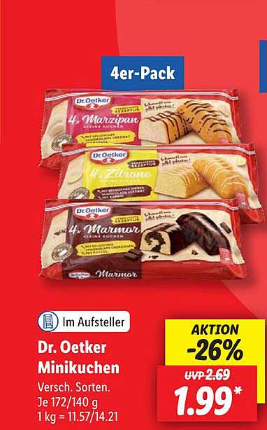 Dr. Oetker Minikuchen