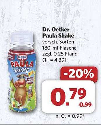 Dr. Oetker Paula Shake