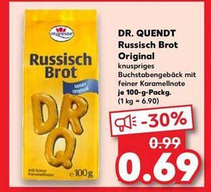 DR. QUENDT Russisch Brot Original