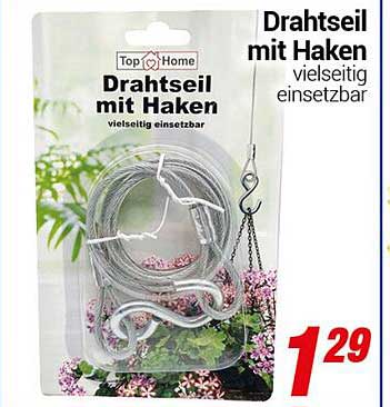 Drahtseil mit Haken