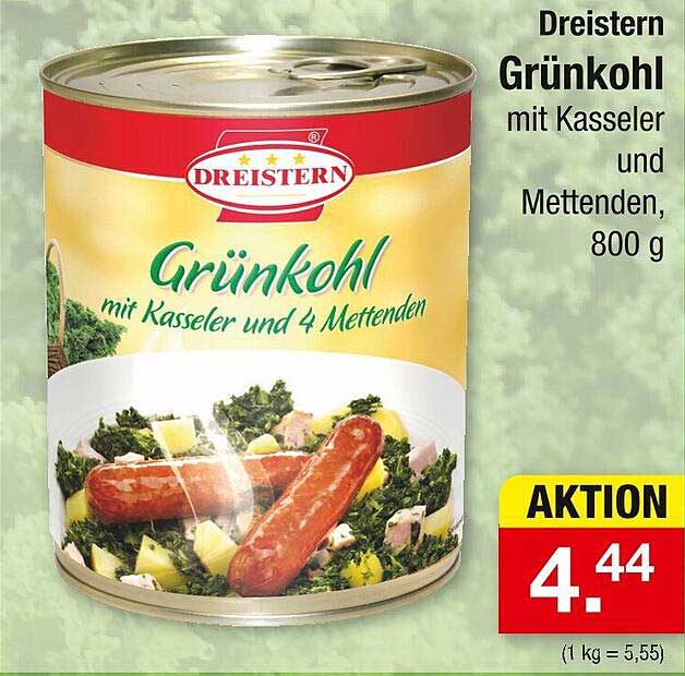 Dreistern Grüngkohl