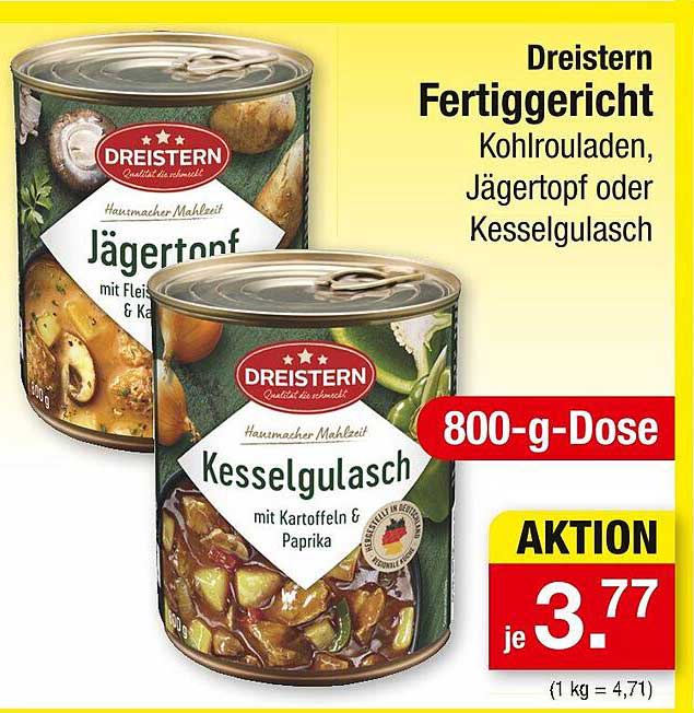 DREISTERN Kesselgulasch