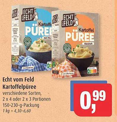 Echt vom Feld Kartoffelpüree