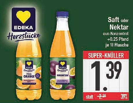 EDEKA Herzstücke Saft oder Nektar