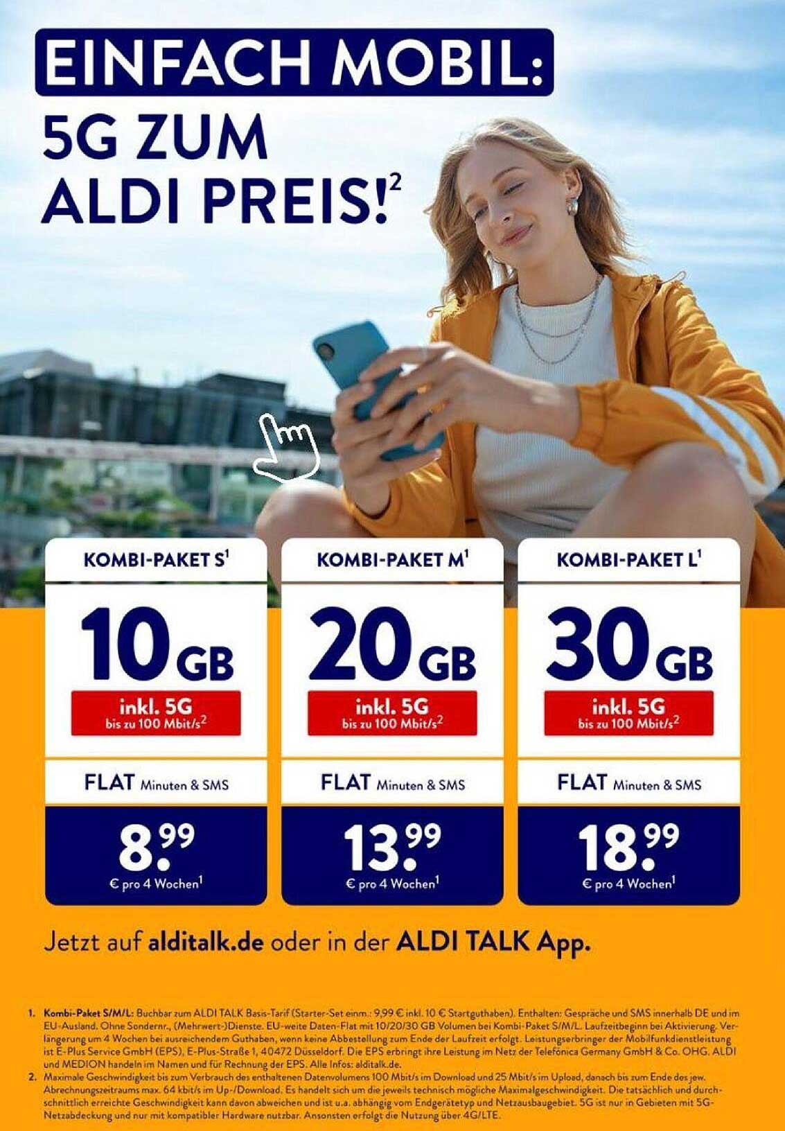 EINFACH MOBIL: 5G ZUM ALDI PREIS!