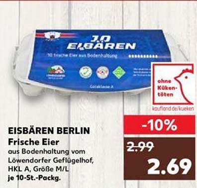 EISBÄREN BERLIN Frische Eier