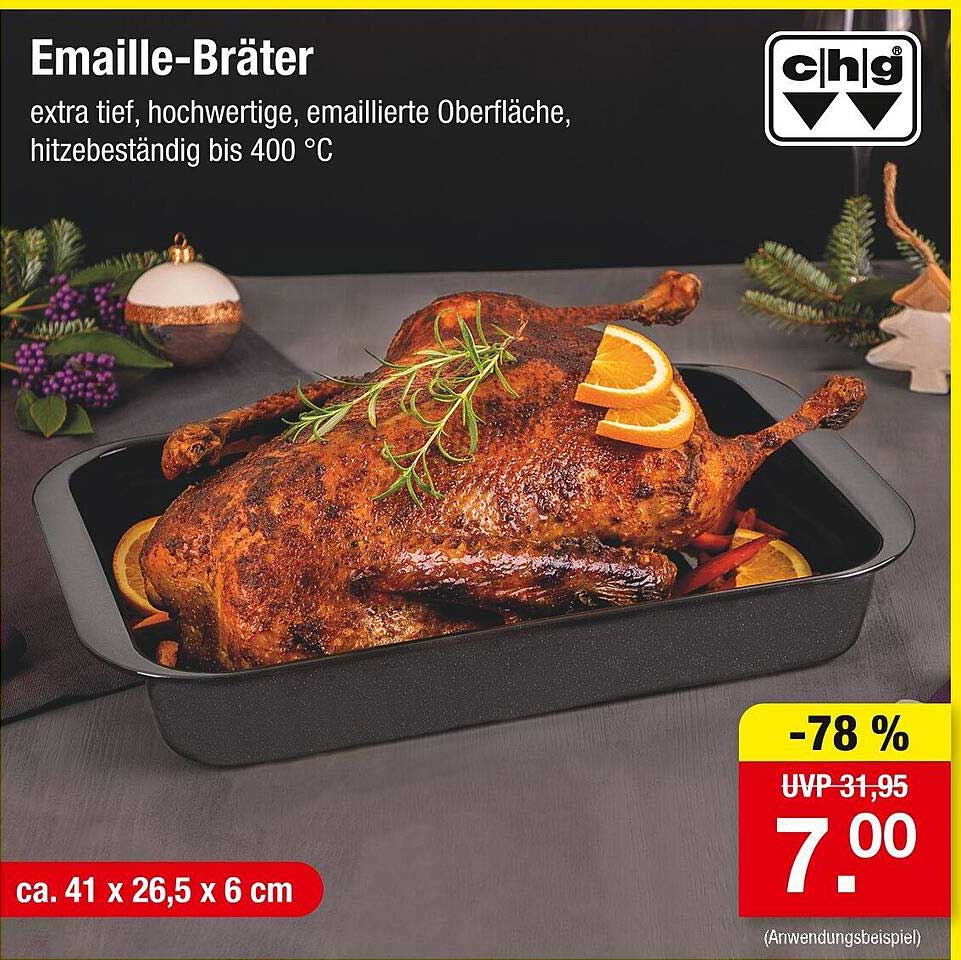 Emaille-Bräter