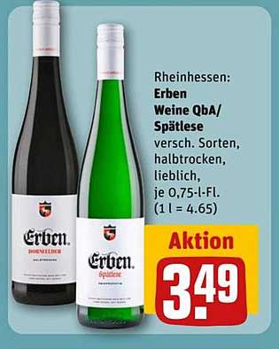 Erben Weine QbA/Spätlese