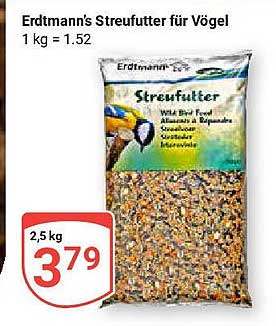 Erdtmann's Streufutter für Vögel