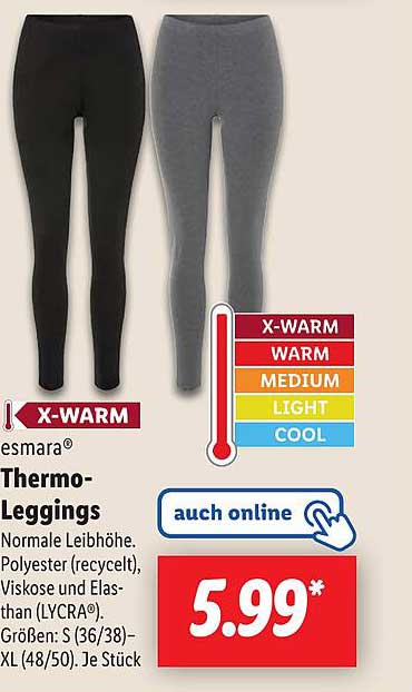 esmará® Thermo-Leggings