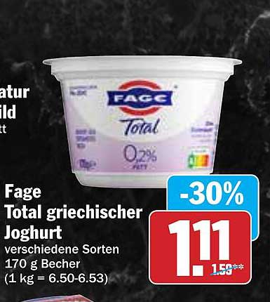 Fage Total griechischer Joghurt