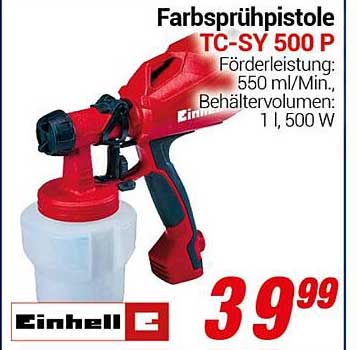 Farbspühlpistole TC-SY 500 P