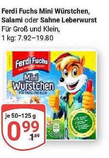 Ferdi Fuchs Mini Würstchen