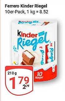 Ferrero Kinder Riegel