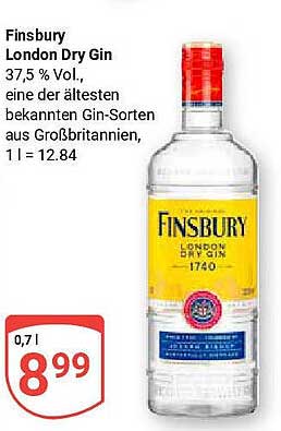 Finsbury London Dry Gin