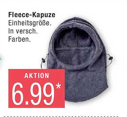 Fleece-Kapuze