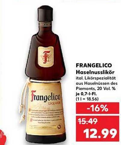 FRANGELICO Haselnusslikör