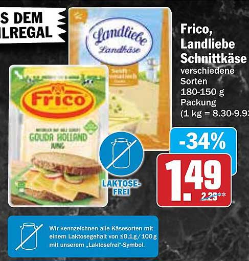 Frico, Landliebe Schnittkäse