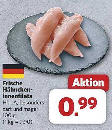 Frische Hähncheninnenfilets