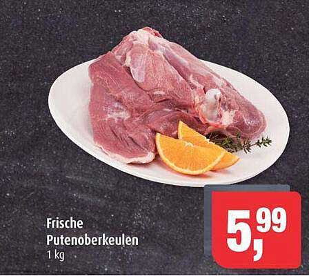 Frische Putenoberkeulen