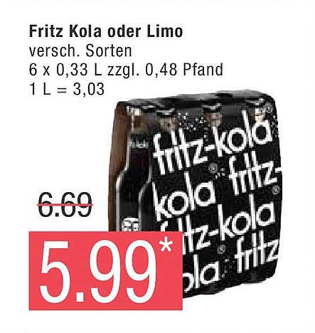 Fritz Kola oder Limo