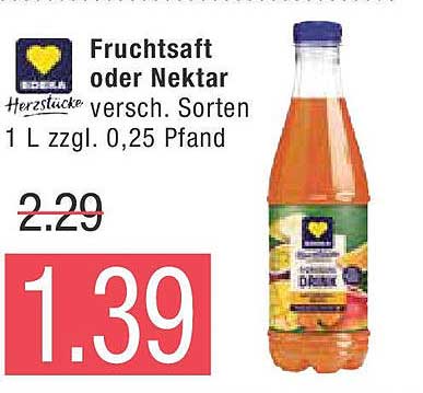 Fruchtsaft oder Nektar