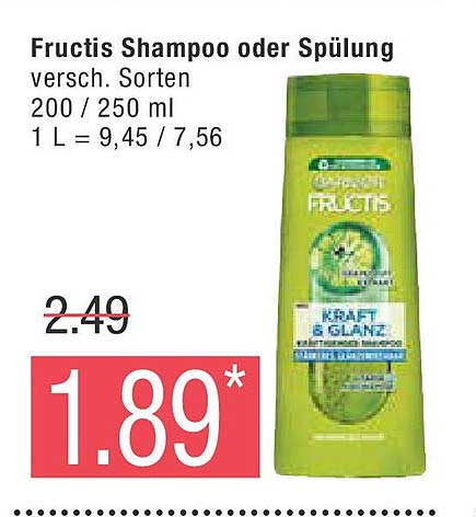 Fructis Shampoo oder Spülung