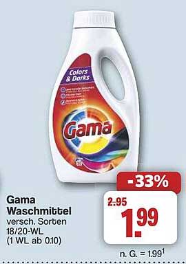 Gama Waschmittel