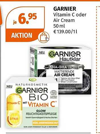 GARNIER Vitamin C oder Air Cream