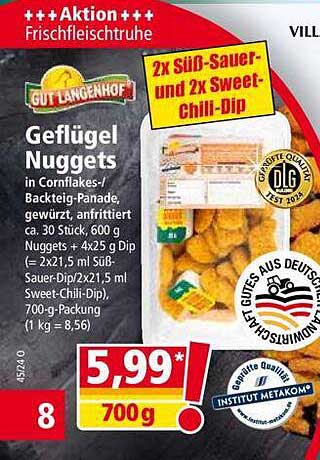 Geflügel Nuggets